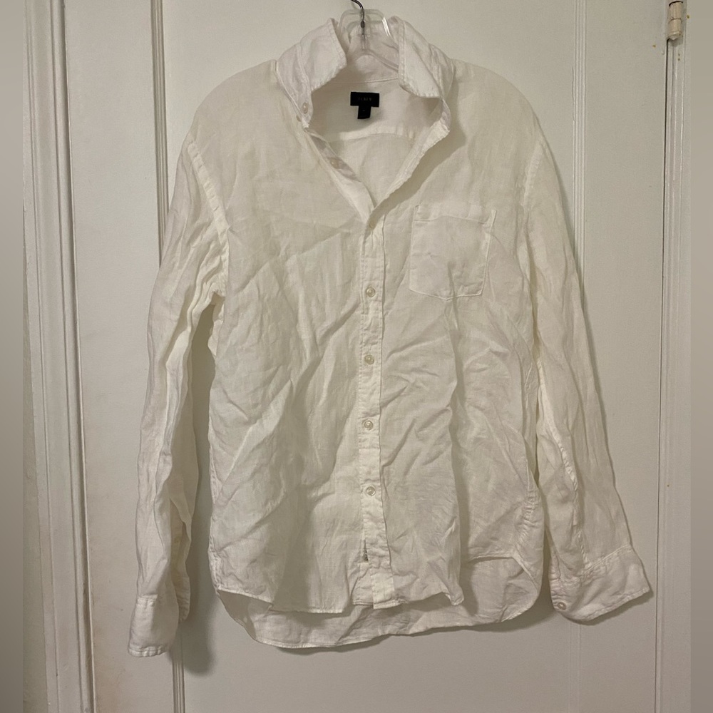 J Crew Irish linen shirt